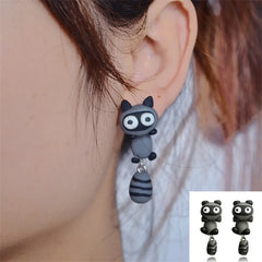 Handmade 3D Cartoon Polymer Clay Earring