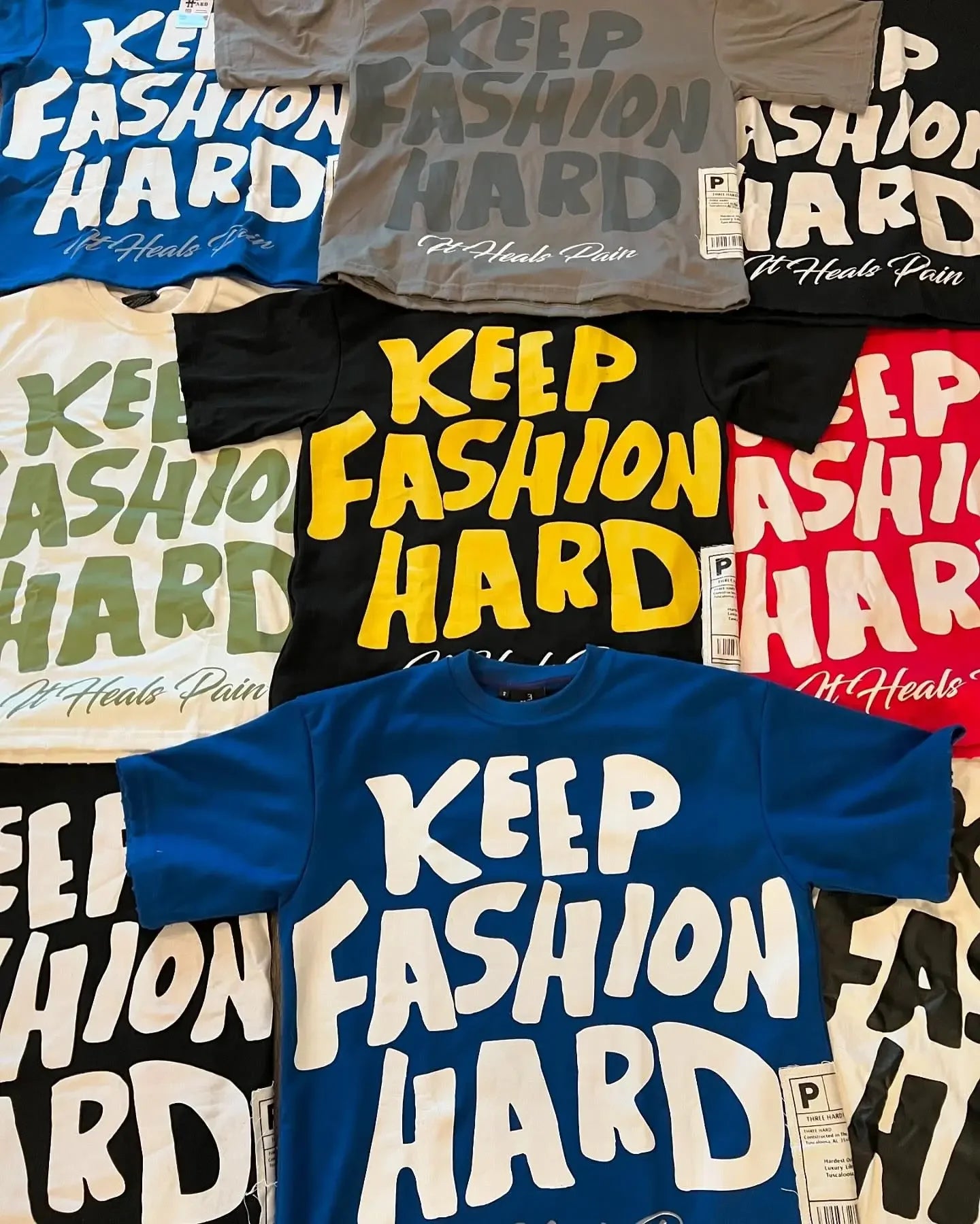 Gothic Hip Hop Letter Print Cotton T-shirt Secondary image