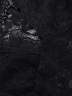 Lace Flare Sleeve Mesh Top