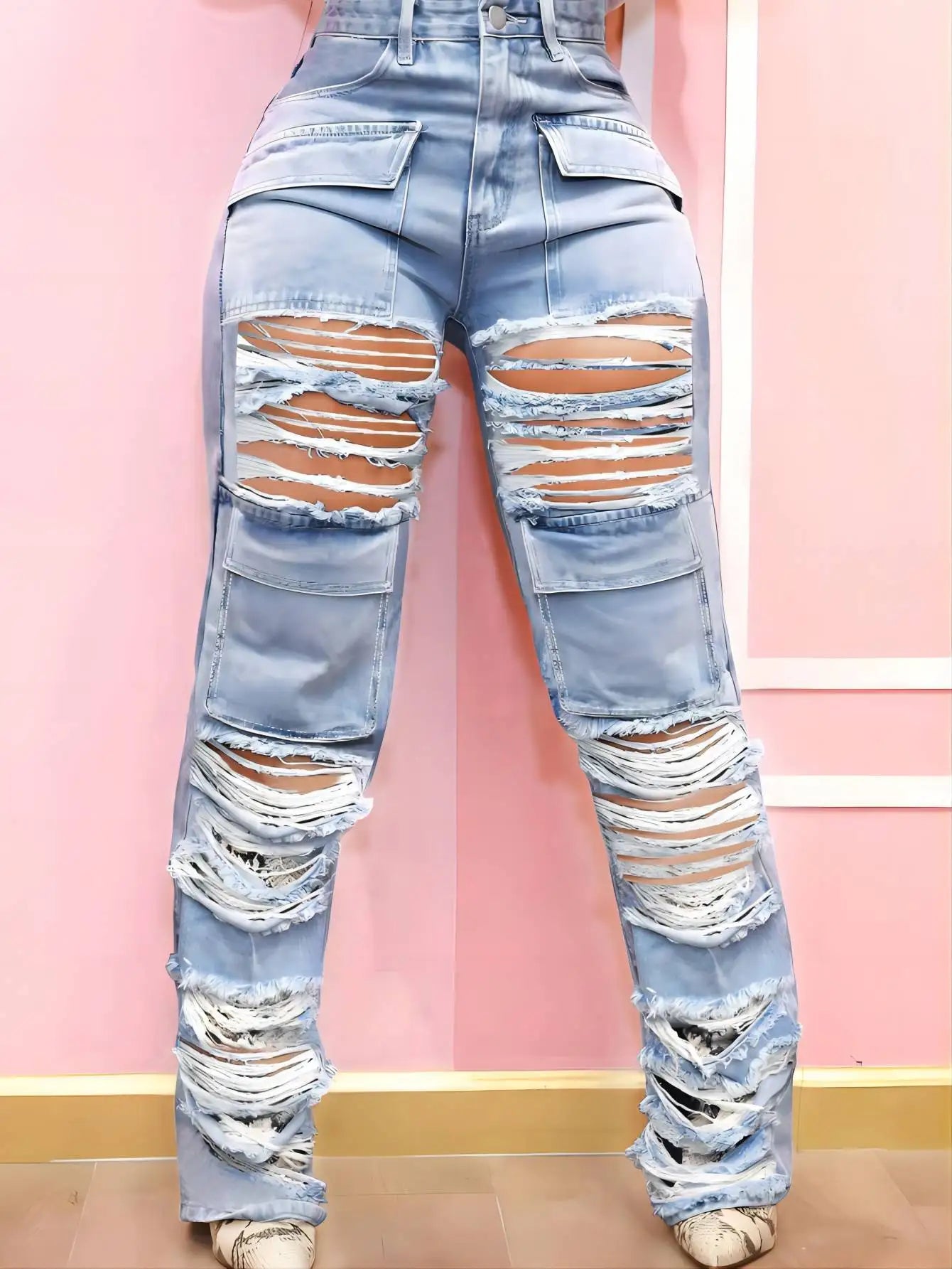 Washed Gothic Flap Pocket Pant
