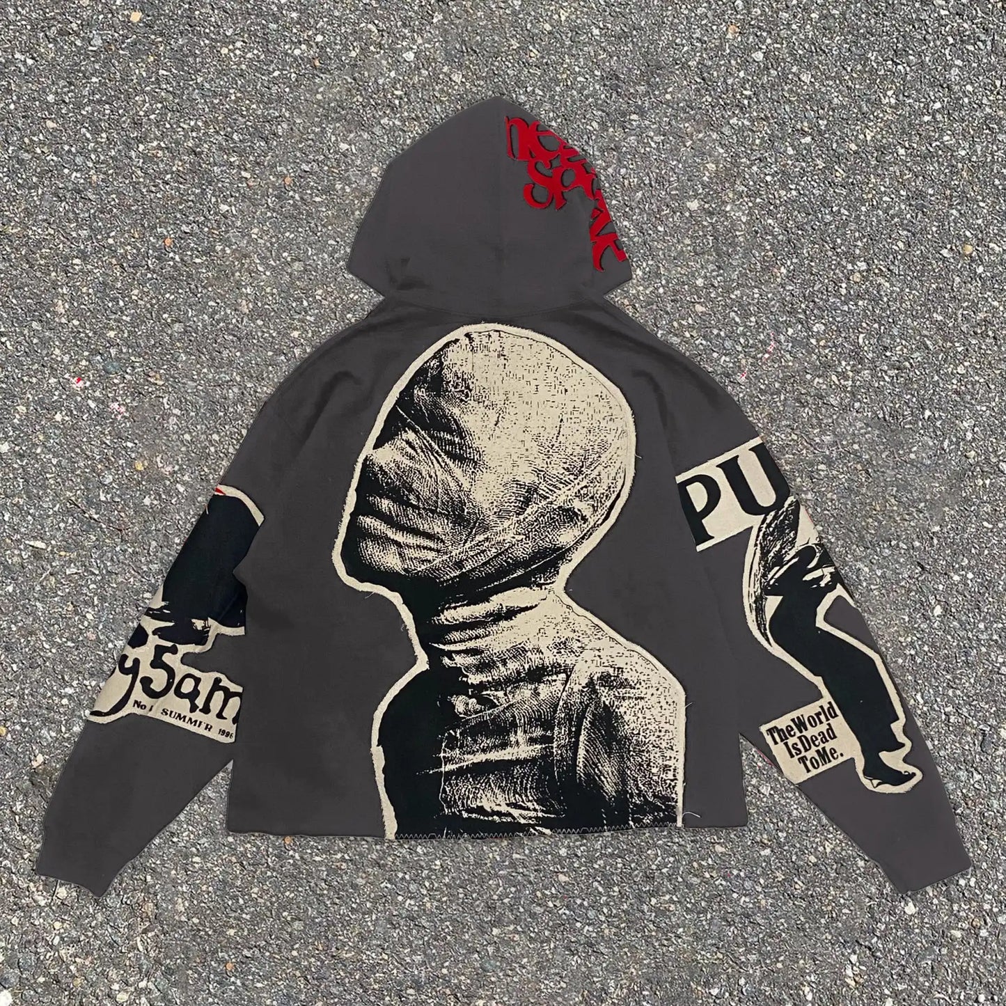 Gothic Mummy Graphic Pullover Hoodie