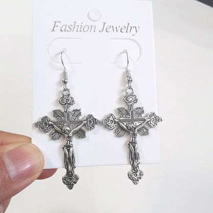 Vintage Fairy Wings Grunge Hanging Earring