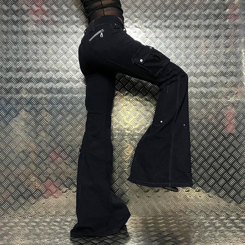 Gothic Fashion Slim Denim Pant Main image