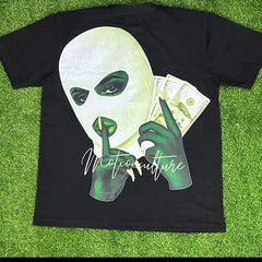 Vintage Harajuku Sports Print T-shirt