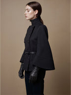 Flared Sleeve Double Breasted Jacket
