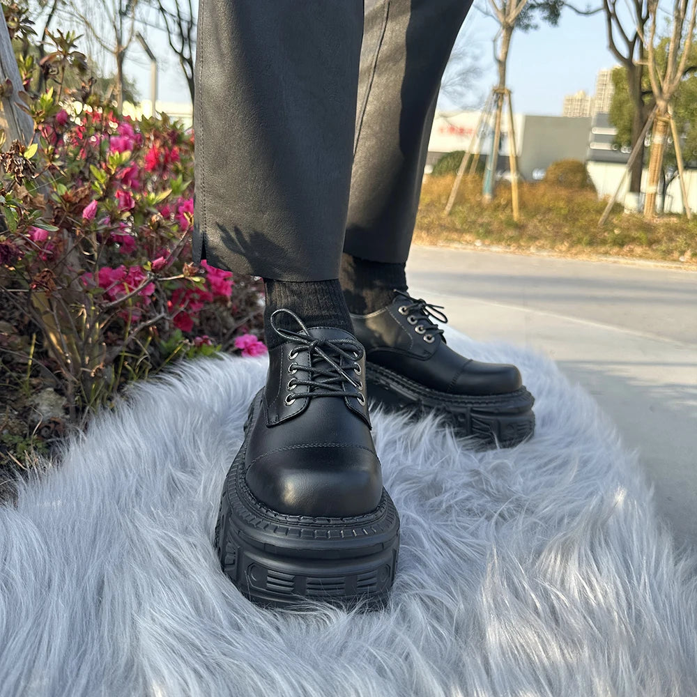 Gothic Lace-Up Ankle Rock Sneaker