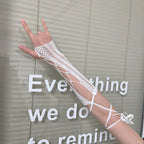 Gothic Punk Lace Strap Glove