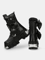New Punk Platform Gothic Lace Up Boot