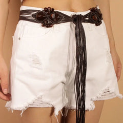 Boho Gothic Beach Braided Waist Rope Belt