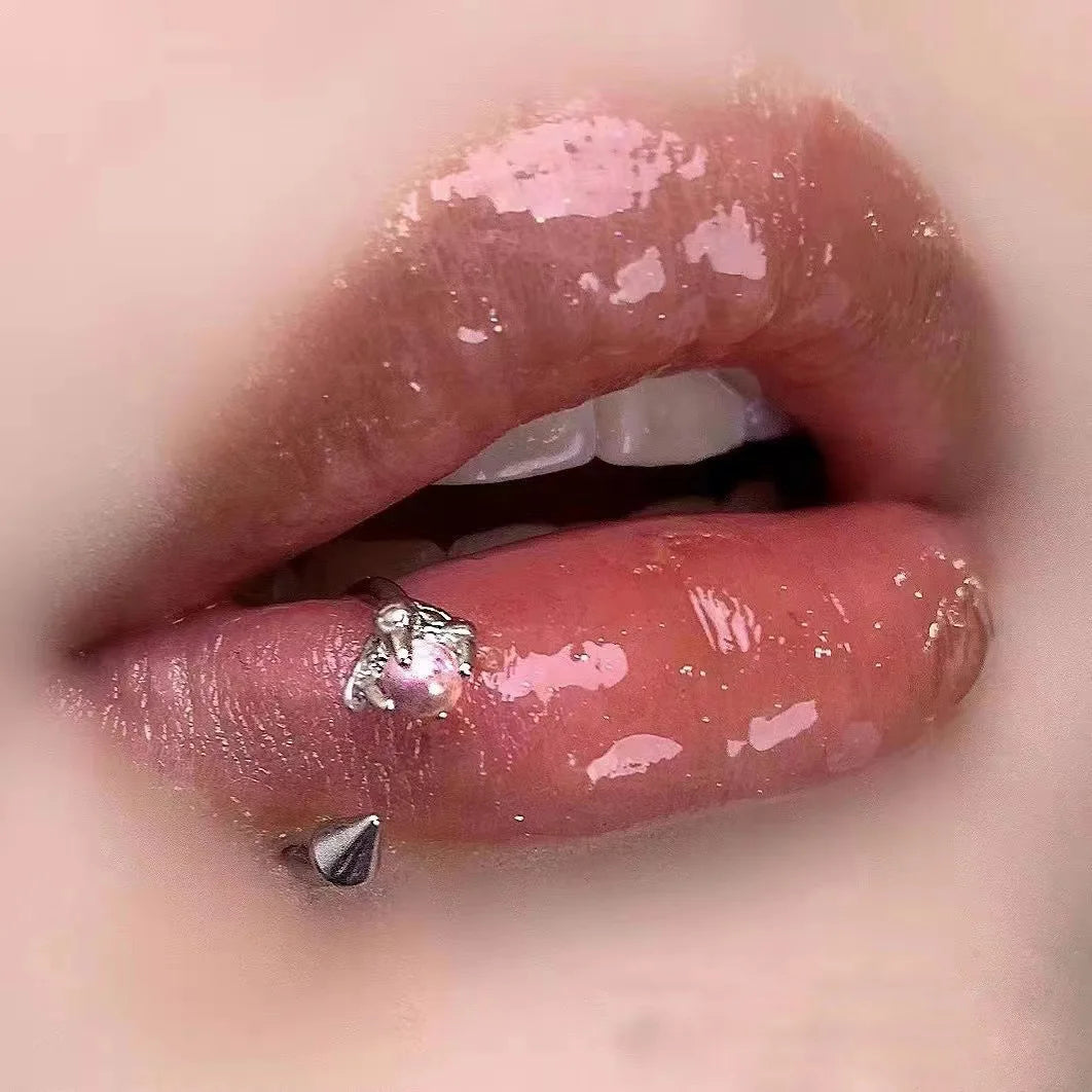 Punk Dragon Claw Opal Lip Stud