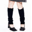 Gothic Lace-up Wool Calf Sock