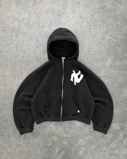 Gothic Vintage Big Pattern Hoodie