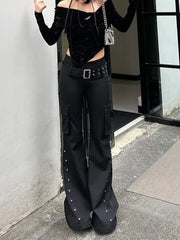 Gothic Belted Slim Pants