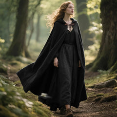 Hooded Medieval Cape Cloak