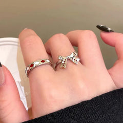 Heart Shaped Gothic Ring