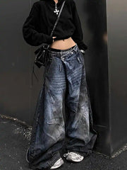 Vintage Gothic High Waist Baggy Pant