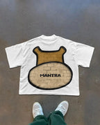 Hip Hop Cartoon Print Oversized T-shirt