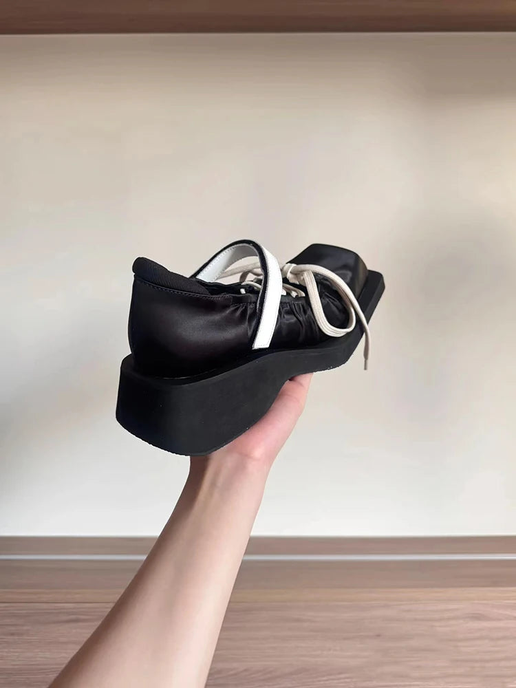 Gothic Platform Running Sneaker