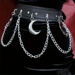 Vegan Gothic Leather Statement Belt