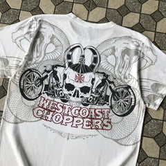 Hip Hop Skull Graphic Cotton Oversized T-shirt