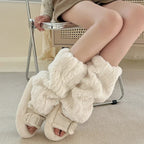 Gothic Fur Plush Mid-calf Sock