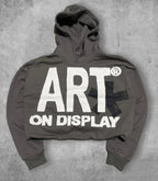 Gothic Pink Washing Zip Hoodie