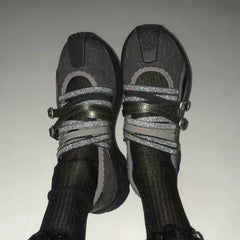 Mary Jane Sneakers Women Y2K Trendy Flat