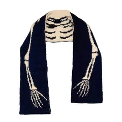 Gothic Cartoon Skull Neck Scarf