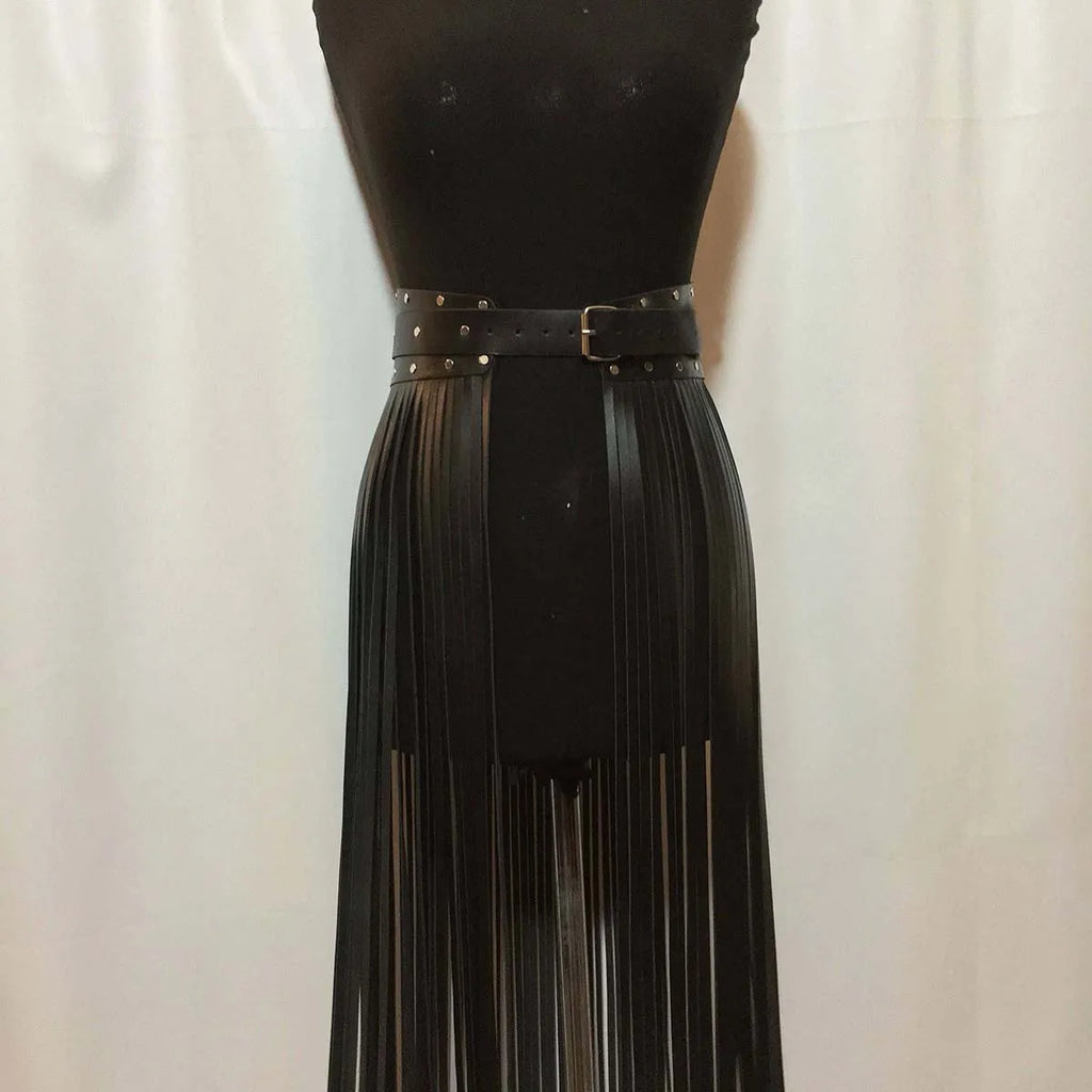 Sexy Gothic Leather Harness Waist Belt