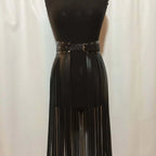 Sexy Gothic Leather Harness Waist Belt
