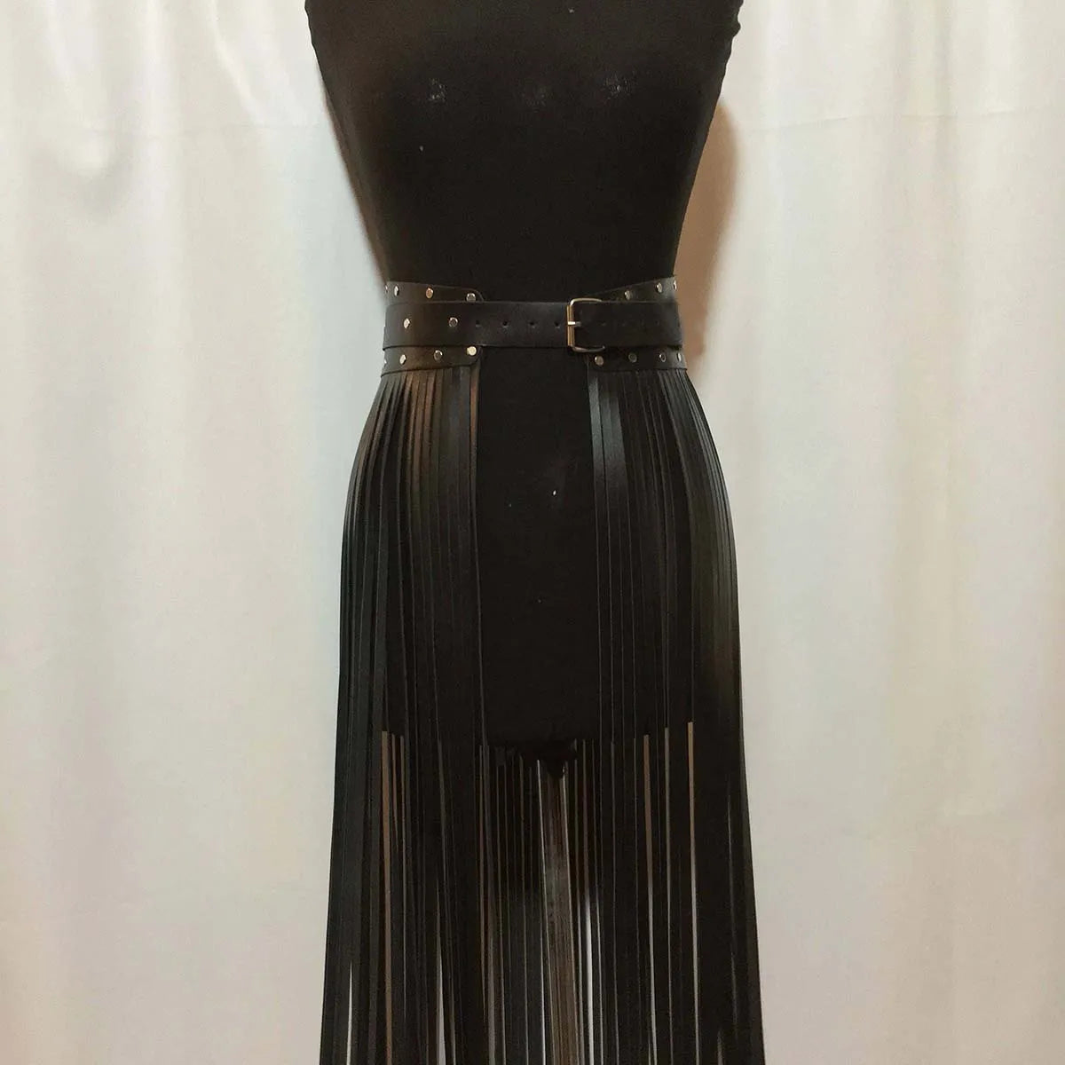 Sexy Gothic Leather Harness Waist Belt