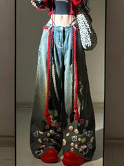 Sweet Gothic Baggy Vintage Pant