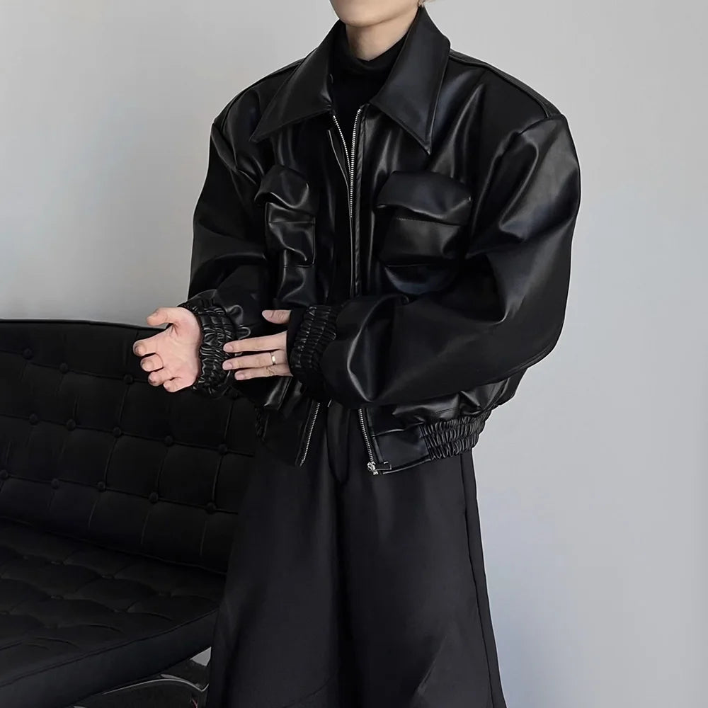 Gothic Style Biker Jacket
