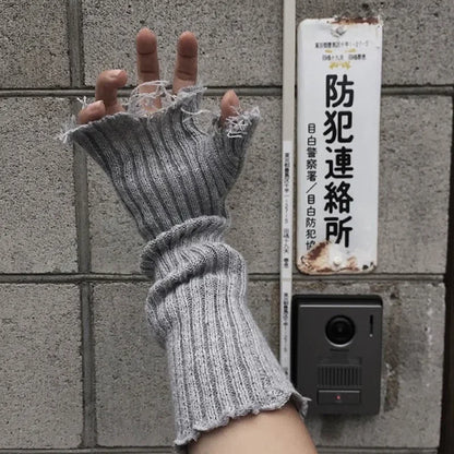 Gothic Knitted Punk Glove