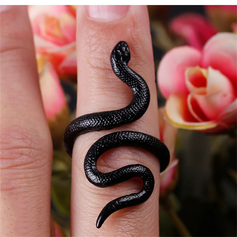 Anime Punk Gothic Snake Ring Main image