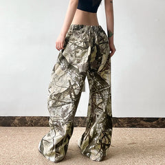 Low Waist Gothic Camouflage Pant