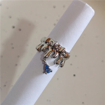 Unisex Insect Exaggeration Cicada Gothic Ring