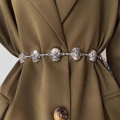 Punk Gothic Skull Waist Belt