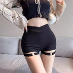 Irregular Tight Elastic Short