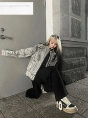 Vintage Patchwork Denim Jacket