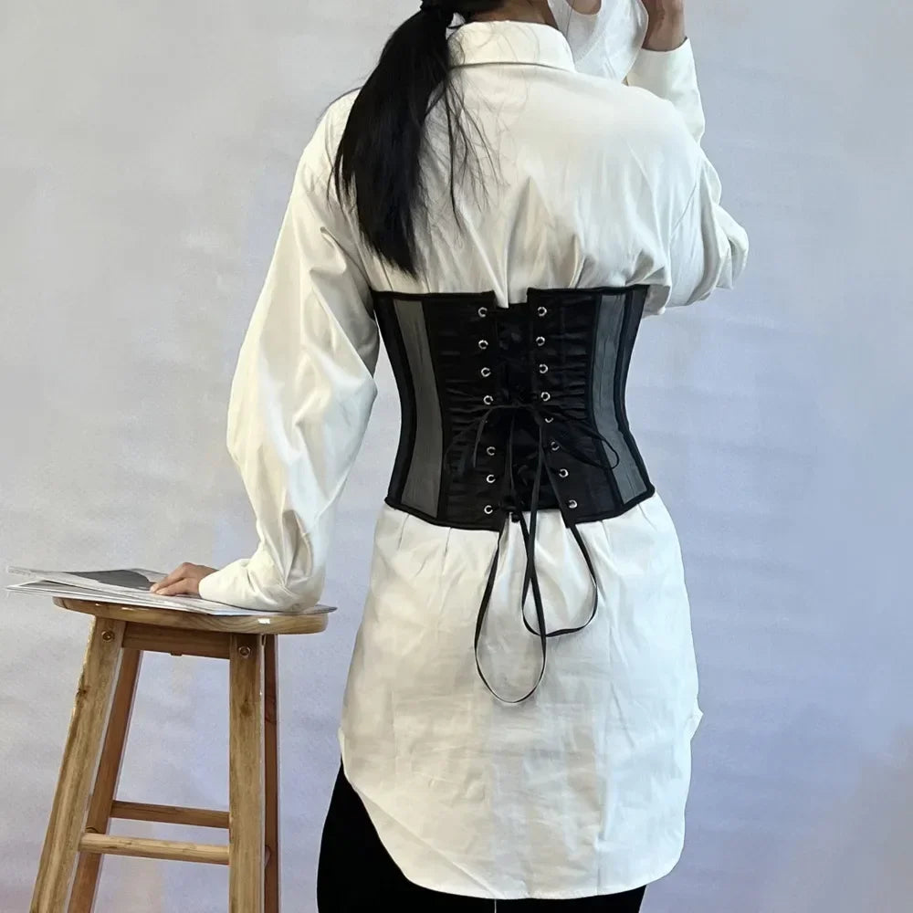 Sheer Mesh Corset