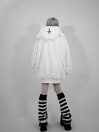 Thick Pile Hooded Long Coat