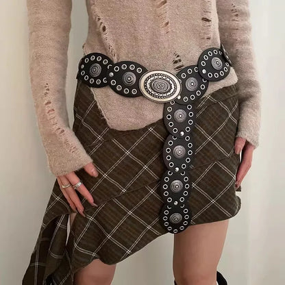 High-End Gothic Vintage Western Belt