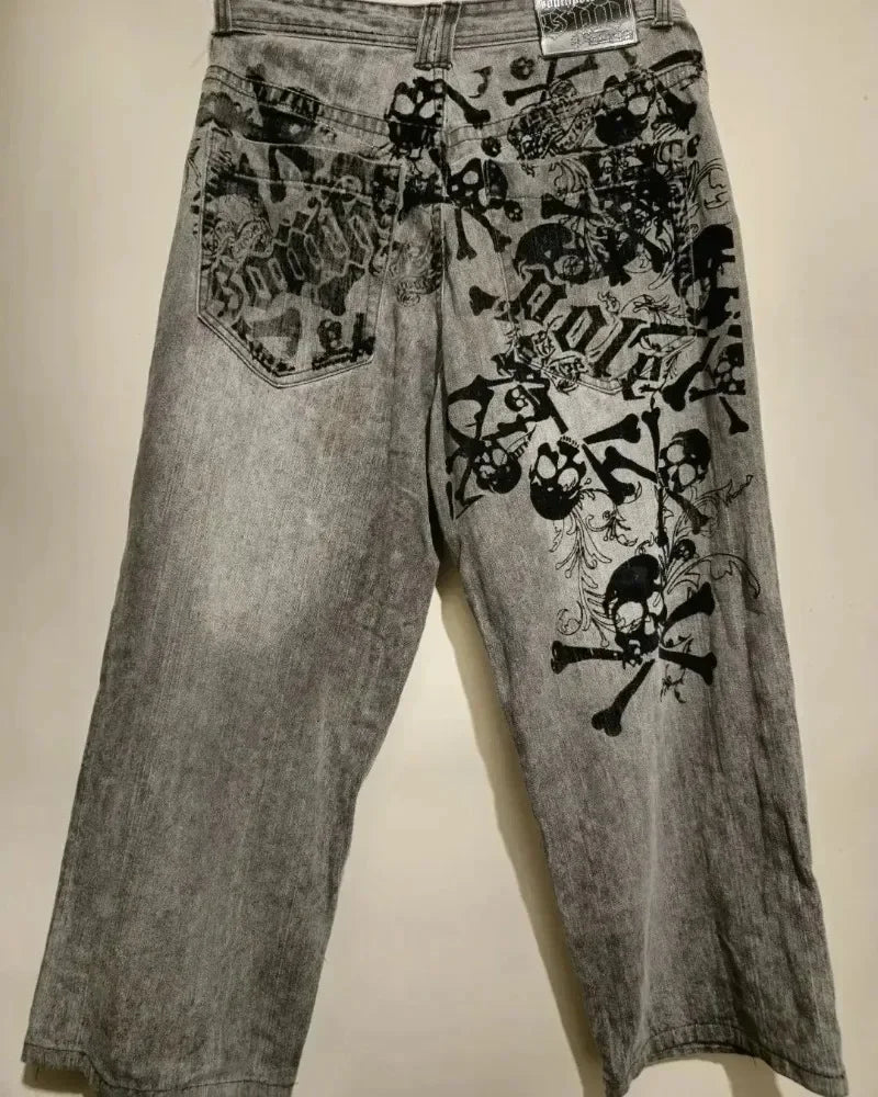 Harajuku Gothic Baggy Denim Pant