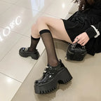 Waterproof Leather High Platform Sneaker