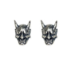 Gothic Skull Stainless Steel C Shape Earring