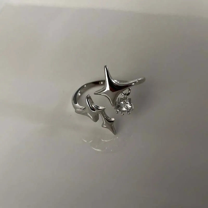 Unisex Retro Wings Skull Gothic Ring