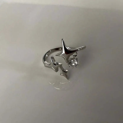 Unisex Retro Wings Skull Gothic Ring