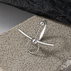 Gothic No Punch Trendy Metal Punk Lip Stud