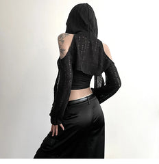 Chic Sheer Knit Mesh Top